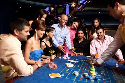 Treasury Casino & Hotel Poker Table